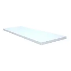 Prateleira em Madeira Branca de Parede 100x30 MDF 1/2/3 un