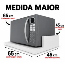 Nicho 65x45 cm Suporte de Parede para Micro-ondas/Forno/em MDF 100% resistente
