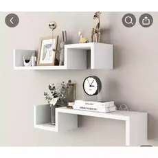 2 Prateleiras Tipo Nicho, Ótimo para Decorar e Organizar Espaços, Instalação Fácil, Multiuso, Envio Imediato
