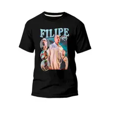 CAMISETA BLUSA FEMININA MASCULINA FILIPE RET CANTOR FÃ SHOW 100 ALGODAO