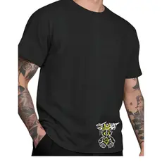 CAMISETA MASCULINA SLIM BASICA ALGODAO URSO STREET