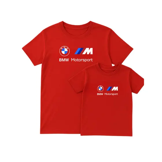 kit camiseta tal pai tal filho BMW VERMELHO NATAL BLUSA MASCULINA COMBINANDO FESTA 100% ALGODAO laçamento envio ja