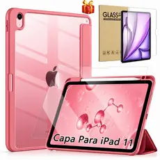 Capa Case Para iPad 11ª A16/iPad 10ª Acrílico Magnética Com Suporte Caneta 11/10,9 polegadas