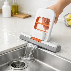 Rodo de pia Mini Mop Absorvente Portátil Auto-Torção Rodo Esponja PVA Bancada Vidros Banheiro