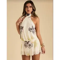 vestido curto elegante, vestido chiffon elegante, vestido frente unica