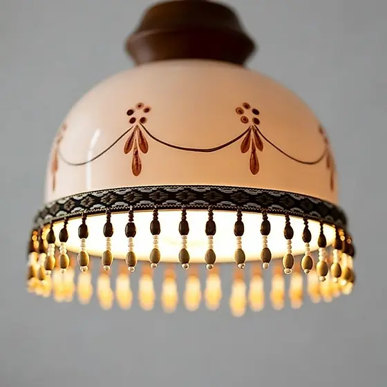 luminária cerâmica fofa, luminária delicada