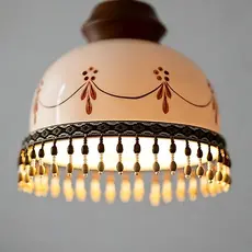 luminária cerâmica fofa, luminária delicada