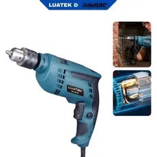 Furadeira de Impacto 850W Elétrica 13mm Rotação Reversível Controle de Velocidade-LUATEK