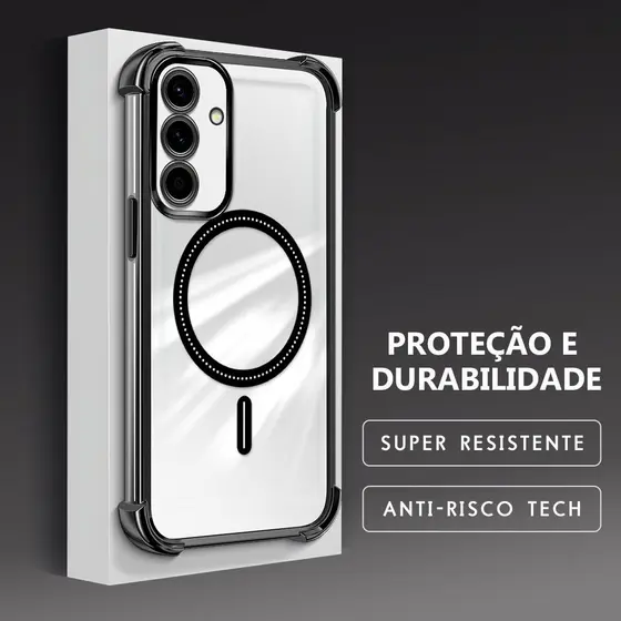 Capinha Anti-Queda Transparente Para Samsung Galaxy A56 A36 5G Capa De Celular Macia Design Minimalista FS0842