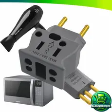 Adaptador Tomada Reforçado Bob Esponja T 10A / 20A - 250V  - Promoção