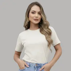 Camiseta Feminina Algodão 30.1 Premium Moda Gringa Blusinha Street Fashion Slim Fit Casual