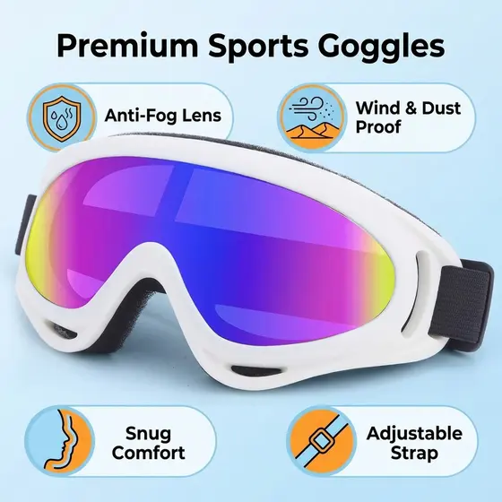 X400 óculos de esqui óculos masculino feminino adulto equipamentos conjunto completo dupla camada Anti-nevoeiro óculos
