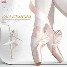 HOTWIND Sapatos Profissionais De Ponta De Ballet De Fita
