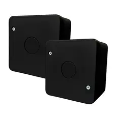 KIT 2 CAIXAS SOBREPOR PLASTICA ORGANIZADORA PARA CFTV CAMERAS
