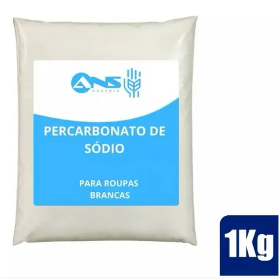Percarbonato de Sódio Original Limpeza Remove Manchas Desinfeta e Clareia Roupas Brancas