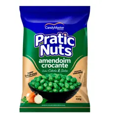 Amendoim Torrado Cebola e Salsa Pratic Nuts 400g