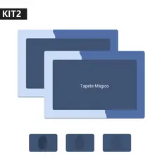 Kit com 2 Tapetes de Banheiro de Terra de Diatomáceas, Absorção Rápida, Antiderrapante, Macio e Seguro, Ideal para Banhe