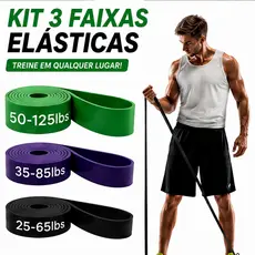 kit super band elástico borracha crossfit faixas resistência TPE extra forte leve médio pesado