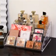 Porta Paleta Organizador De Maquiagem blush Sombra Acrílico 7 Camadas