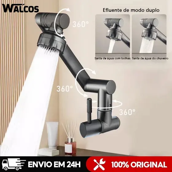 360° Rotating Faucet Robotic Arm Kitchen and Bathroom