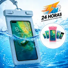 Capa Bolsa Prova DÁgua IP68 Celular 7.2 Toque Sensível Mergulho Piscina