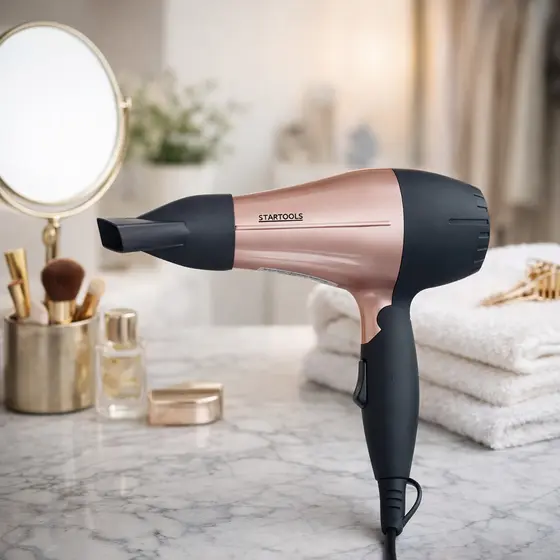 Secador De Cabelo Portatil Compacto 1200w Bivolt Rosa Rapido E Leve