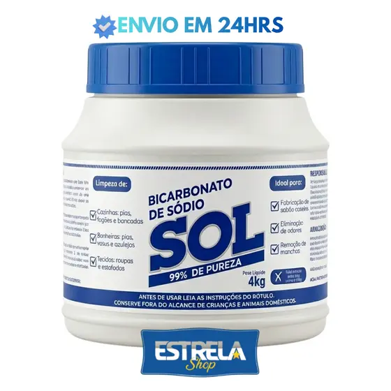Bicarbonato de Sódio Puro 1kg e 2kg | Envio Rápido |Alta Pureza| Limpeza, Odor e Receitas