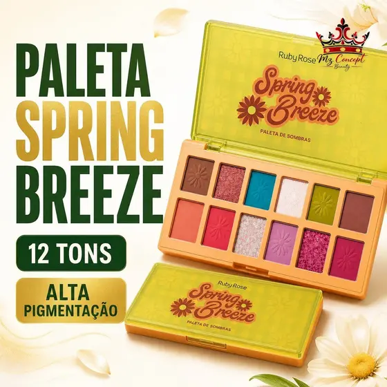Paleta de Sombras Spring Breeze Ruby Rose - CANCELAR