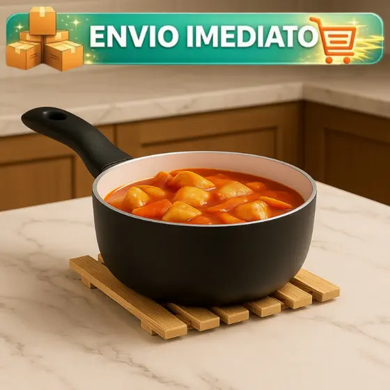 Descanso Panela Bambu Quadrado 17cm Cozinha Quente Base Protetora Mesa - Class Home