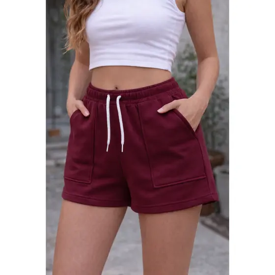 Shorts Feminino Moletom Estilo Conforto Dia a Dia