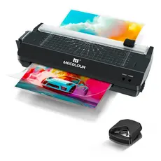 110/220V Plastificadora Nova Laminadora Refiladora A4 A5 A6 3x1 Quente Frio Mecolour