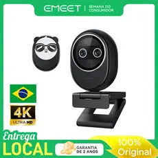 Webcam EMEET Piko+ 4K Dual-Cam IA, Sensor Sony 1080P 60FPS, USB C-C/A p/ Live PC Mac