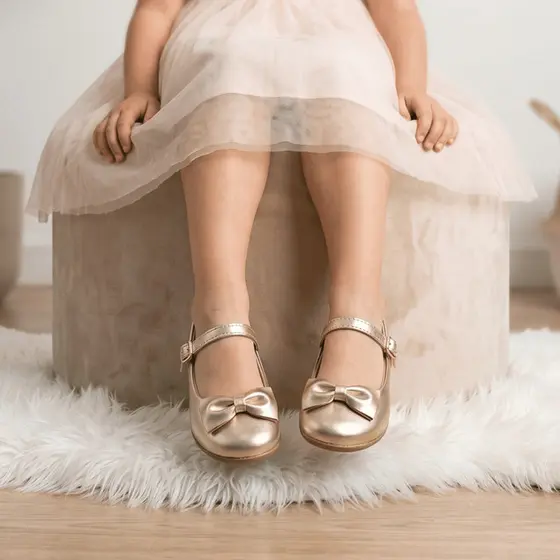 Sapatilha Infantil Boneca Menina Casual Fivela Laço Flores Delicada