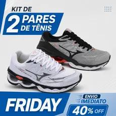 Kit 2 Pares Tênis Masculino Feminino Amortecimento Corrida Academia