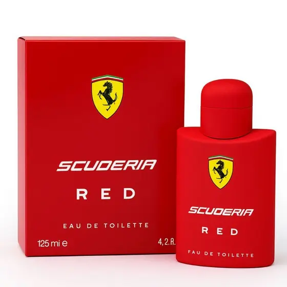 Kit até 02 Perfumes 100 Ml Ferrari Red + Black  kit Luxo Masculino Perfume Masculino