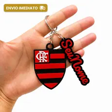 Chaveiro Time de Futebol Personalizado Com Seu Nome