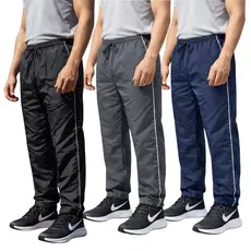 kit 3 Calças Masculina Tactel Lisa Premium Reforçada Com Bolsos