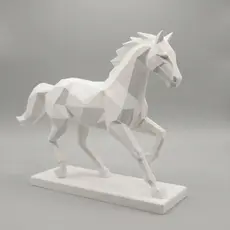 Escultura Cavalo Moderno Decorativo Estátua Cavalo Luxo para Sala, Escritório e Decoração Premium