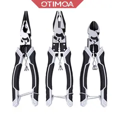 Kit 3 Alicates Multifuncional  wire Stripper Profissional para Eletricista Universal Crimpagem Corte