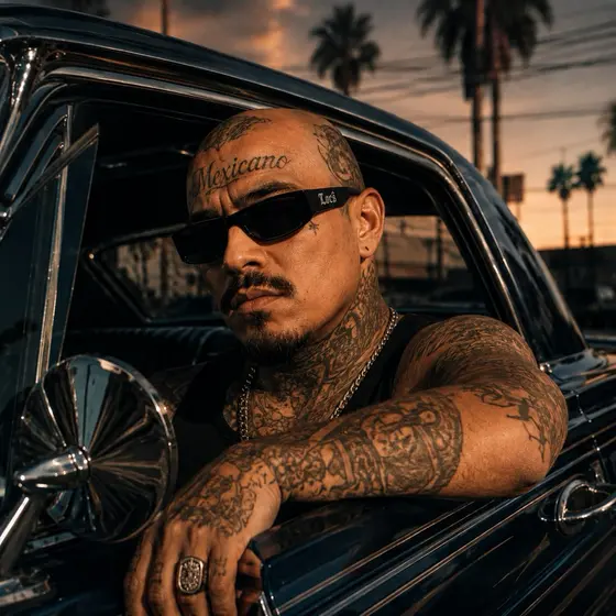 Óculos Locs Lowrider Gangster Premium