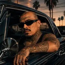 Óculos Locs Lowrider Gangster Premium