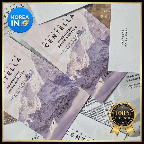 [amostra - VENDA AVULSA INDISPONÍVEL] SKIN1004 Madagascar Centella Ampoule 4 tipos de amostras
