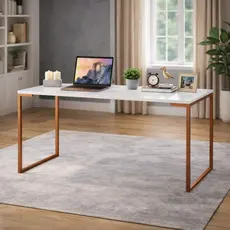 Mesa Escrivaninha 90cm Mesa Computador Cantinho Café Quarto Escritório Gamer Elegante Tampo