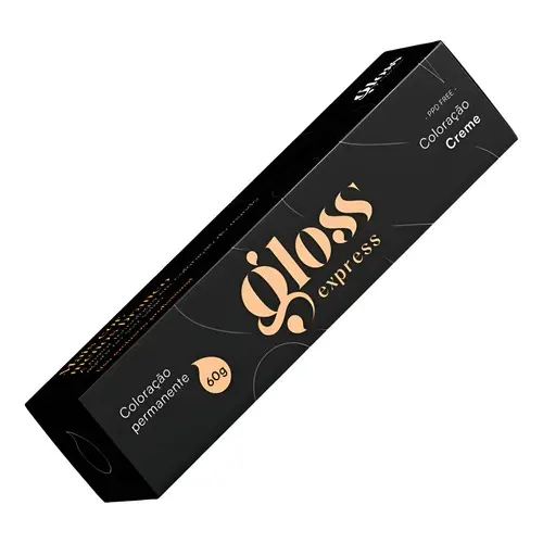 Gloss Express / Coloração Tinta Camuflagem / Apenas fios brancos
