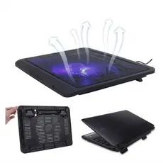 Suporte Base Para Notebook Com 1 Cooler Ventoinha De 9 A 15" polegadas - DELTA-B1010P