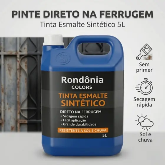 Tinta Esmalte Sintético Uso Madeira Ferro Portão Alta Durabilidade Brilho Intenso Premium Oferta