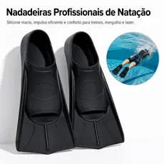 Pé de Pato Nadadeira Aquática Para Natação Mergulho