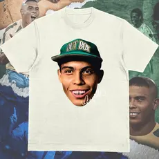 Camiseta Adulto/infantil Unissex Ronaldo Fenômeno, 9 da seleção Brasileira, Idolo do Brasil, Copa do mundo P ao G1