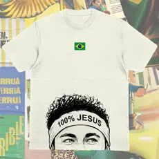 Camiseta Unissex Streetwear Neymar Jr Menino Ney Camisa de Time Futebol P ao G1