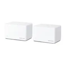 Kit de Roteador Halo H80X(2 unid) Dual Band AX3000 Sistema Mesh Wi-Fi 6, Cobre até 460 m², Mercusys